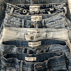 Girls Abercrombie Jean Shorts